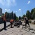 В центре г. Каменское ремонтируют тротуар