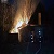 Ночью в Каменском горело здание
