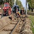 На аварийном участке в Каменском ремонтируют трамвайные пути