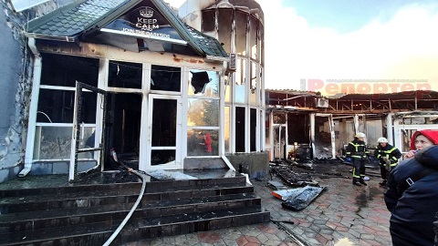 В Каменском сгорело несколько помещений Днепродзержинск