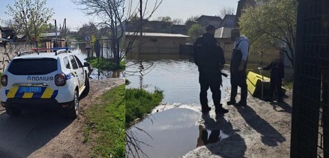 Под г. Каменское 234 участка остаются подтопленными Днепродзержинск