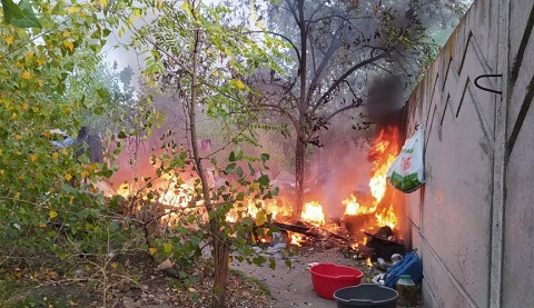 В г. Каменское за сутки ликвидировали 5 пожаров Днепродзержинск