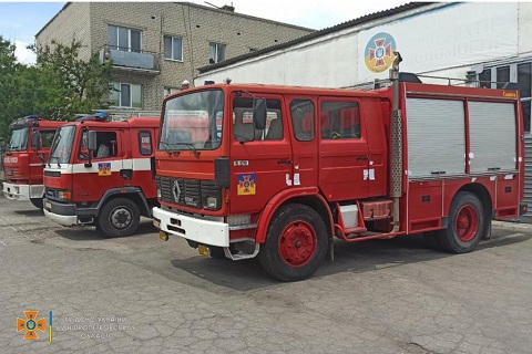Сотрудники Службы спасения Каменского района получили автомобиль из Нидерландов Днепродзержинск
