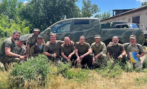 Территориальной обороне  Каменского района передали оборудование Днепродзержинск