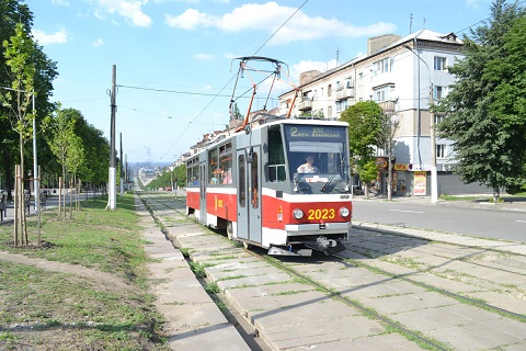 Каменской трамвай № 2 на 2 дня сократит маршрут обслуживания Днепродзержинск