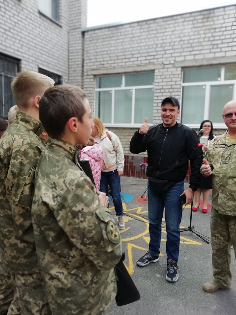 На левобережье г. Каменское провели мероприятие ко Дню Защитника и Защитниц Украины Днепродзержинск