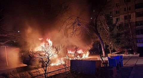 В Каменском ликвидировали пожар в Днепровском районе Днепродзержинск
