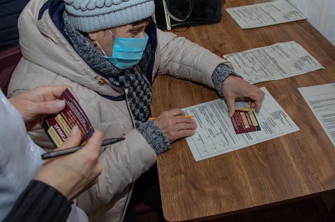 В Каменском стартовала акция поддержки вакцинации Днепродзержинск