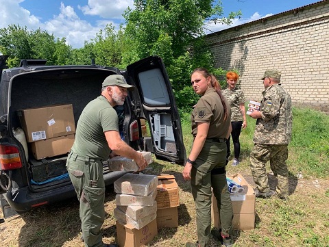 Каменчане оказывают помощь территориальной обороне Днепродзержинск