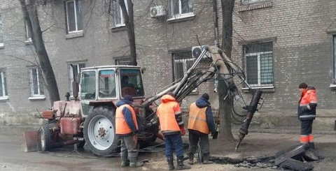 В Каменском водоканал ликвидировал аварию  Днепродзержинск