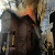 Возле ДМК в г. Каменское горело здание